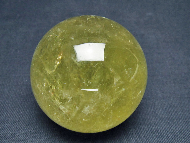 パワーストーン 天然石 シトリン水晶丸玉 52mm [T529-6073]