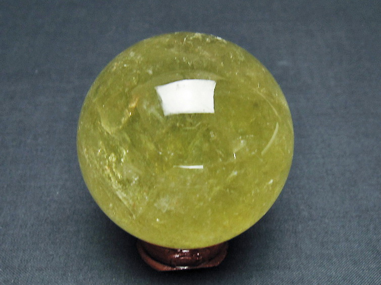 パワーストーン 天然石 シトリン水晶丸玉 52mm [T529-6073]