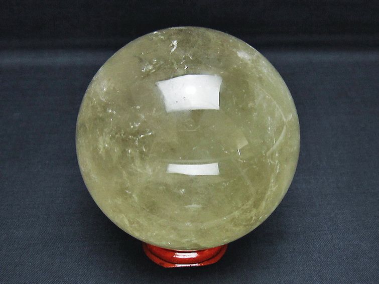 パワーストーン 天然石 シトリン水晶丸玉 74mm [T529-6167]