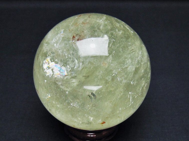 パワーストーン 天然石 シトリン水晶丸玉 64mm [T529-6186]