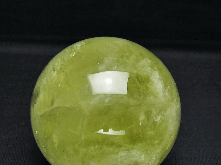 シトリン水晶丸玉 75mm [T529-6204]