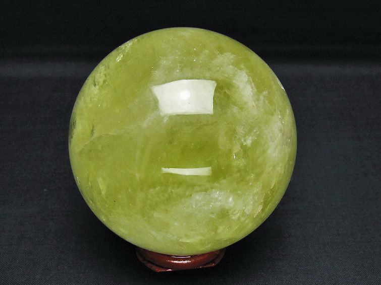 シトリン水晶丸玉 75mm [T529-6204]