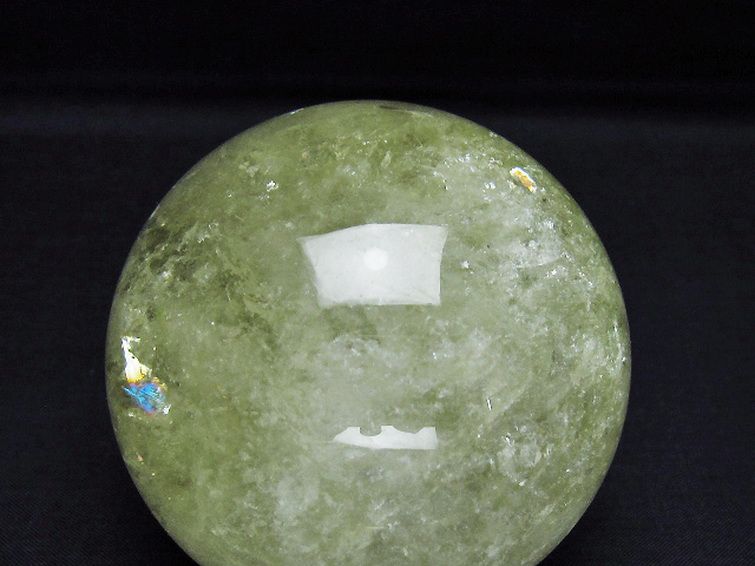 シトリン水晶丸玉 79mm [T529-6210] 2枚目