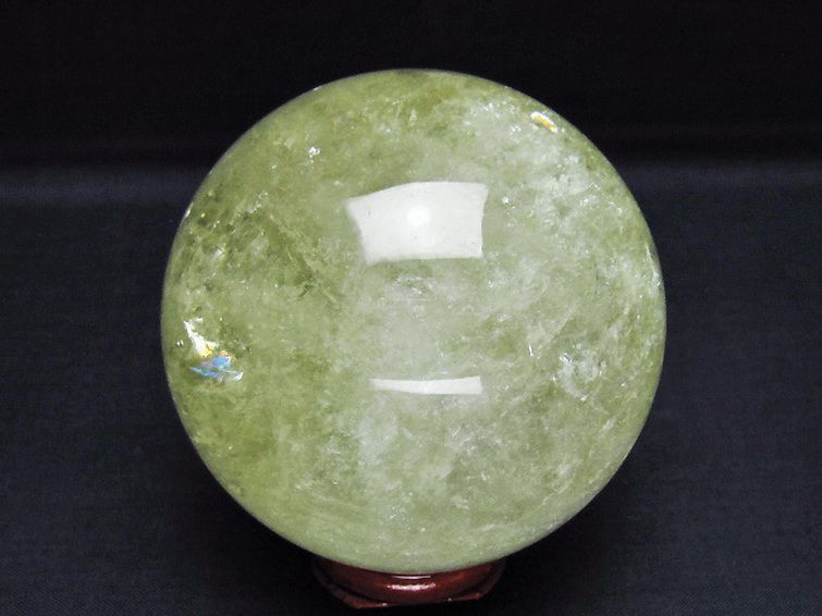 シトリン水晶丸玉 79mm [T529-6210] 3枚目