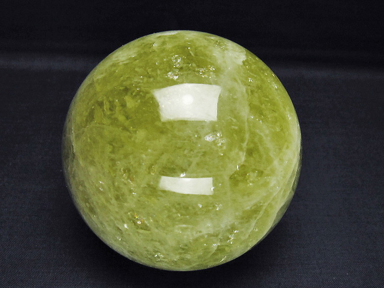 パワーストーン 天然石 シトリン水晶丸玉 84mm [T529-6234]