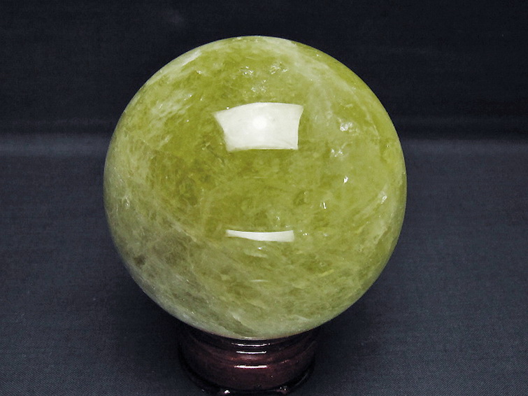 パワーストーン 天然石 シトリン水晶丸玉 84mm [T529-6234]