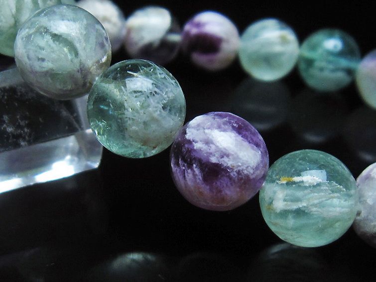 エンジェルフェザー フローライト ブレスレット 12mm [T53-4845] 3枚目