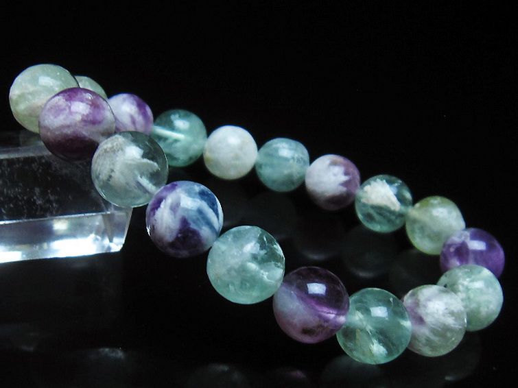 エンジェルフェザー フローライト ブレスレット 10mm [T53-4859] 1枚目