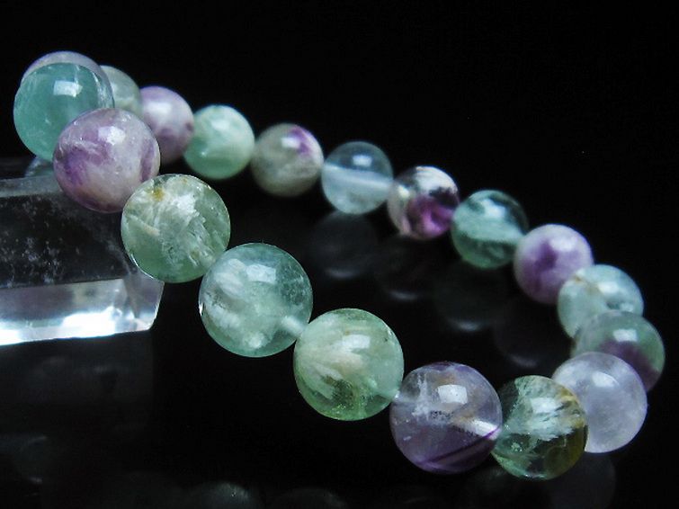 エンジェルフェザー フローライト ブレスレット 10mm [T53-4860] 1枚目