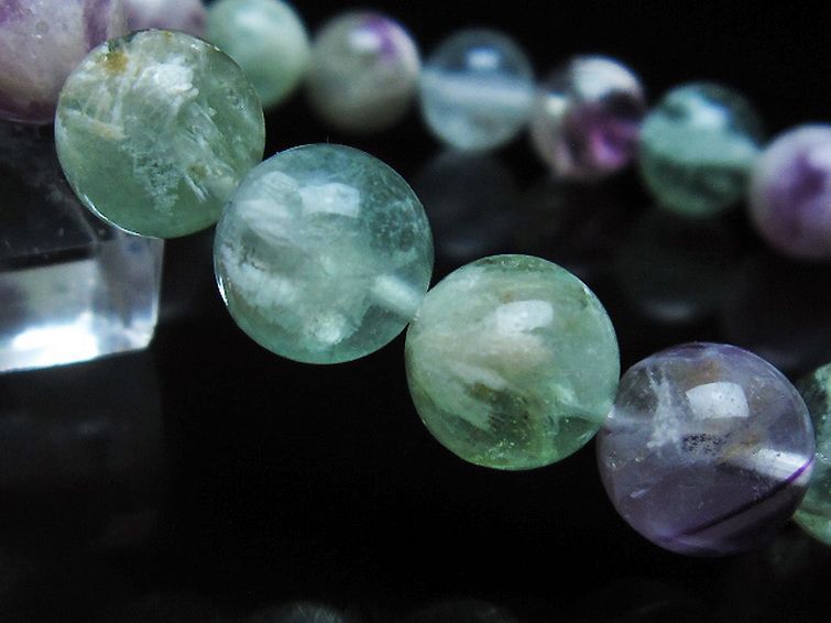 エンジェルフェザー フローライト ブレスレット 10mm [T53-4860] 3枚目