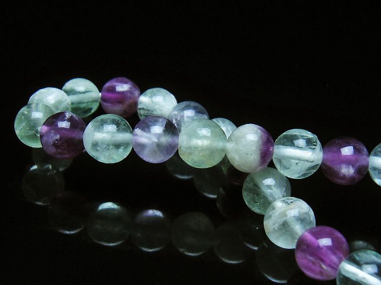 パワーストーン 天然石 エンジェルフェザー フローライト ブレスレット