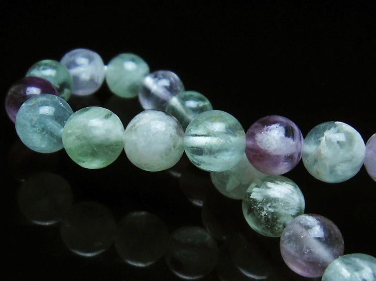 エンジェルフェザー フローライト ブレスレット 7mm [T53-4931] 2枚目