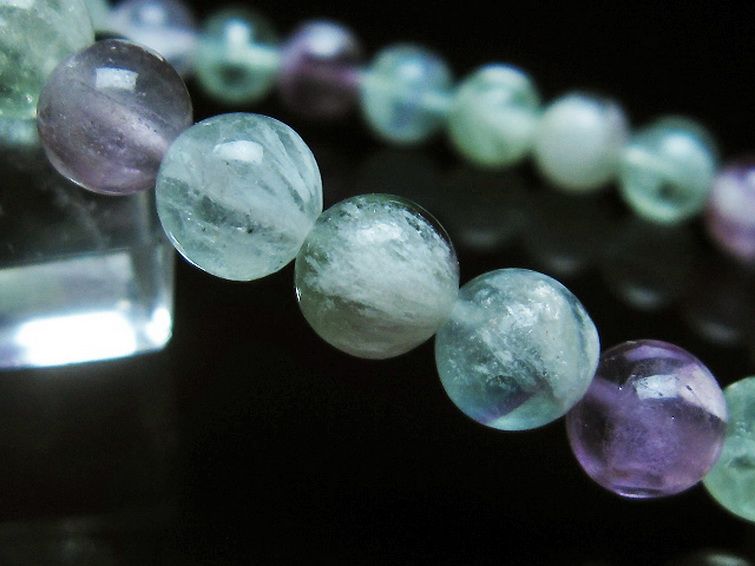 エンジェルフェザー フローライト ブレスレット 7mm [T53-4931] 3枚目