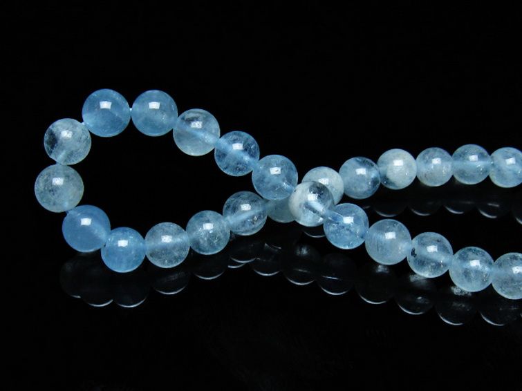 アクアマリンブレスレット 6mm [T537-15348] 2枚目