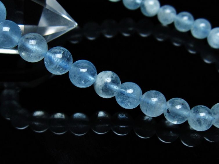 アクアマリンブレスレット 6mm [T537-15348] 3枚目