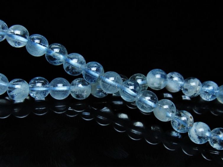 アクアマリンブレスレット 6mm [T537-15370] 2枚目