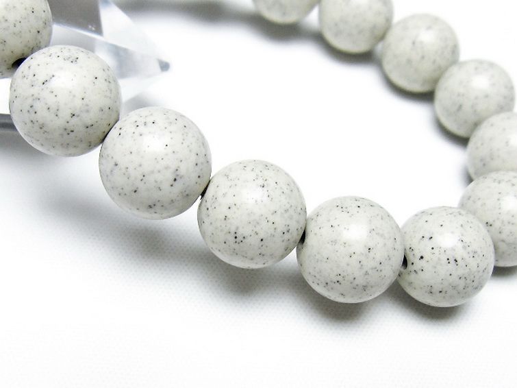 台湾産 北投石 天然ラジウム効果 ブレスレット 12mm [t538-2990] 3枚目