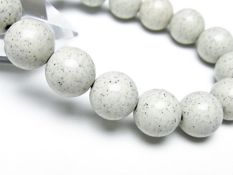 台湾産 北投石 天然ラジウム効果 ブレスレット 12mm [t538-3011] 3枚目
