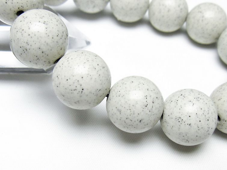 台湾産 北投石 天然ラジウム効果 ブレスレット 16mm [t538-3046] 3枚目
