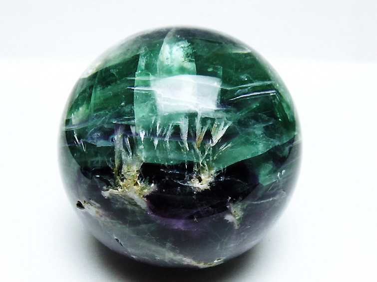 1.8Kgパワーストーン 天然石 エンジェルフェザー フローライト丸玉