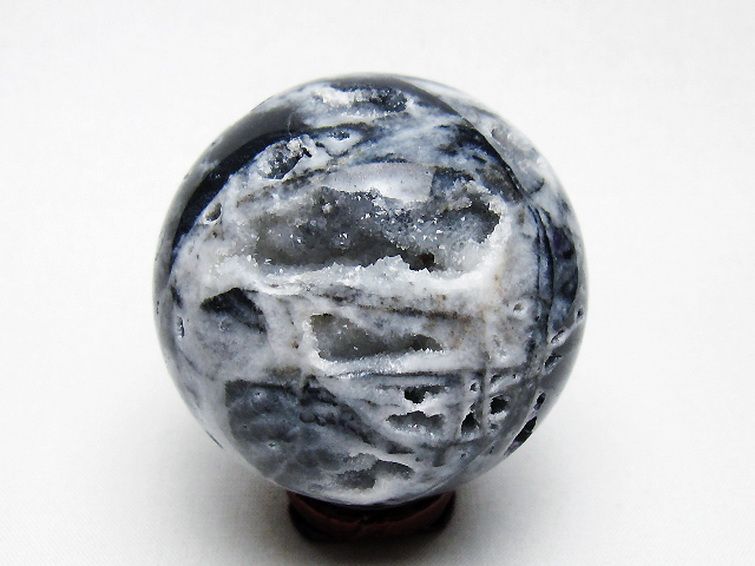 スファレライト（閃亜鉛鉱）丸玉 55mm [T542-6412] 3枚目