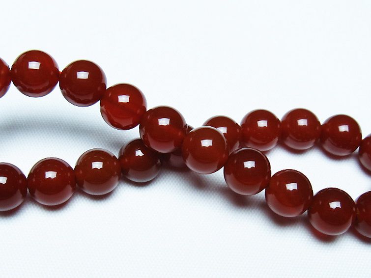 赤アゲートブレスレット 8mm [T57-7076] 2枚目