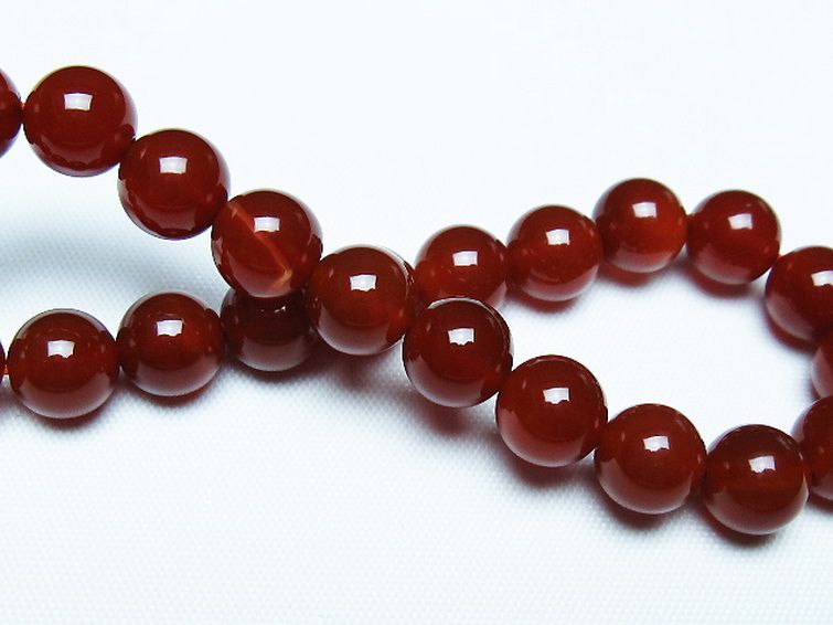 赤アゲートブレスレット 8mm [T57-7093] 2枚目