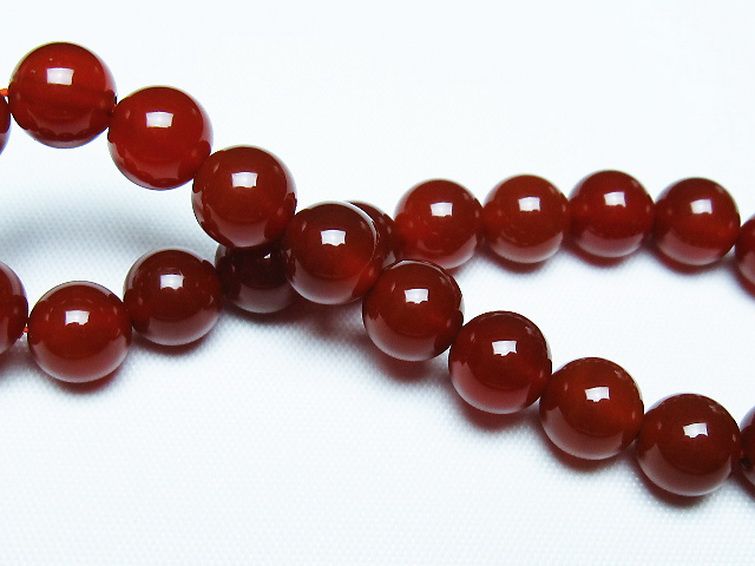 赤アゲートブレスレット 8mm [T57-7115] 2枚目