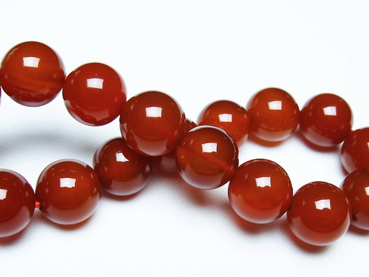 赤アゲートブレスレット 12mm [T57-7139] 2枚目