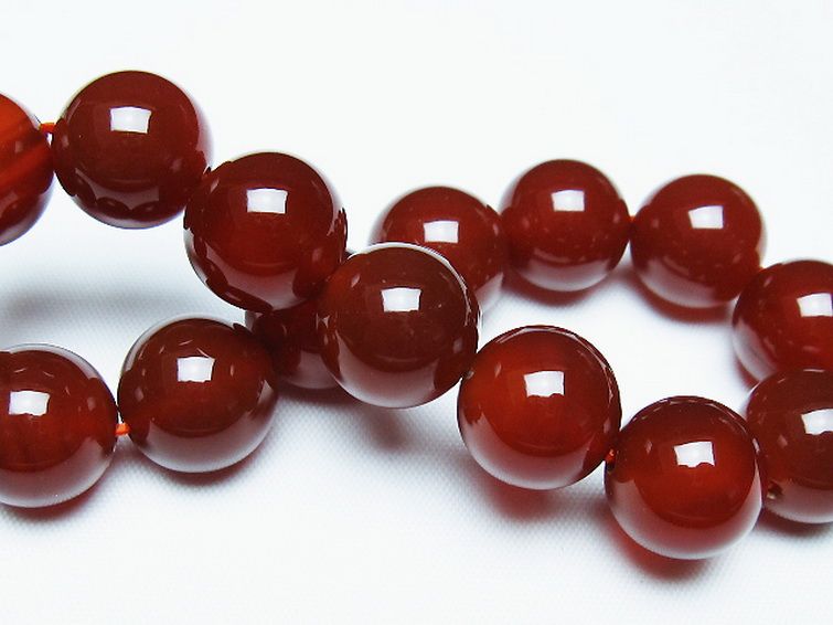 赤アゲートブレスレット 14mm [T57-7166] 2枚目