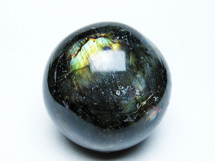 ラブラドライト丸玉 53mm [T571-4891] 1枚目