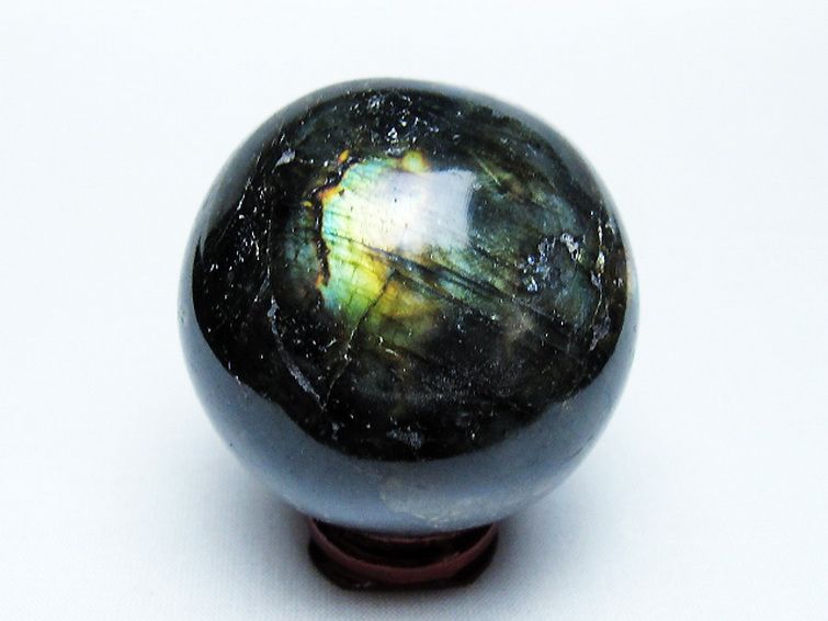 ラブラドライト丸玉 53mm [T571-4891] 3枚目