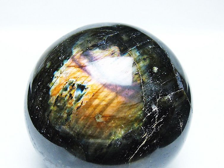 ラブラドライト丸玉 83mm [T571-5002] 2枚目