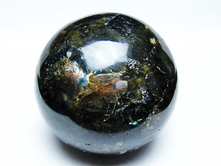 1.2Kgラブラドライト丸玉 94mm [T571-5048] 1枚目