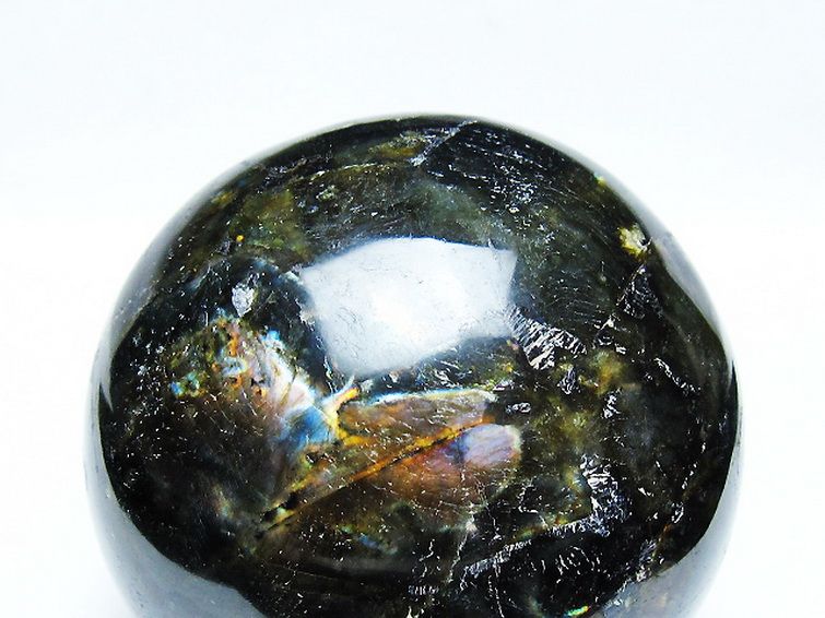 1.2Kgラブラドライト丸玉 94mm [T571-5048] 2枚目