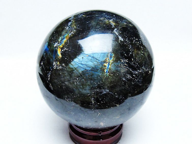 1.5Kgパワーストーン 天然石 ラブラドライト丸玉 100mm [T571-5075]