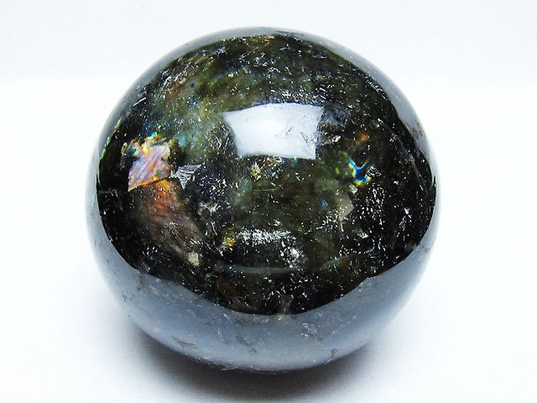 1.3Kgラブラドライト丸玉 97mm [T571-5082] 1枚目