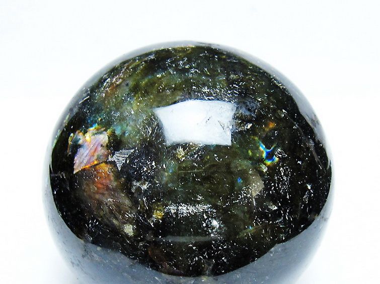 1.3Kgラブラドライト丸玉 97mm [T571-5082] 2枚目