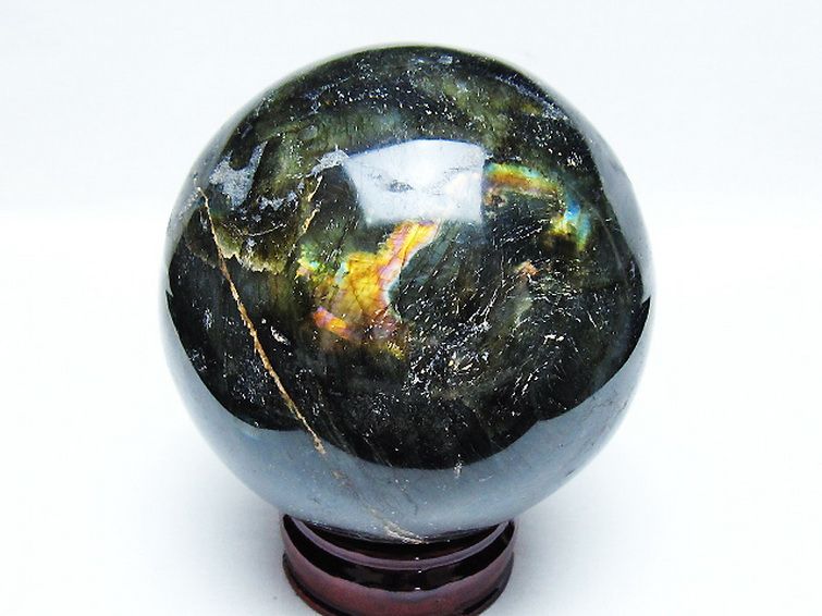 1.4Kgラブラドライト丸玉 100mm [T571-5087] 3枚目