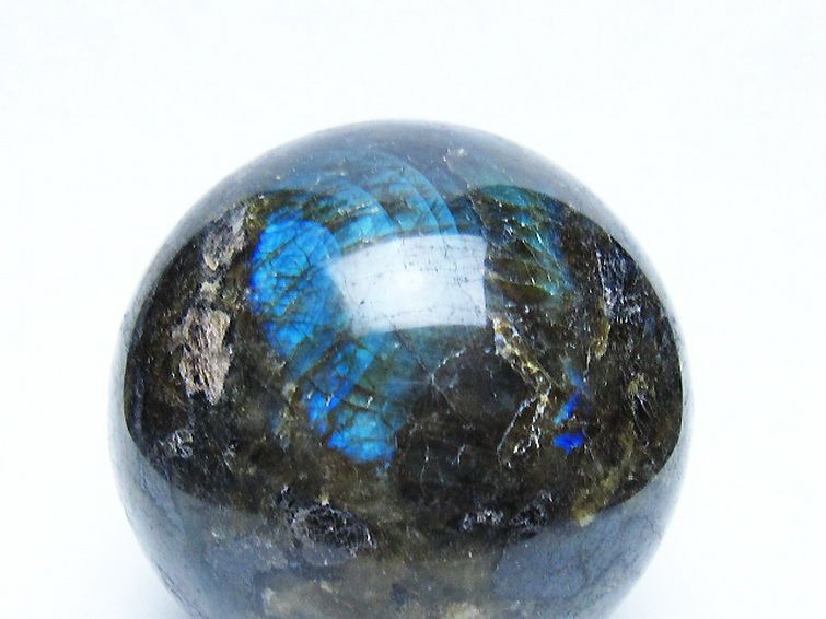 ラブラドライト丸玉 81mm [t571-5203] 2枚目