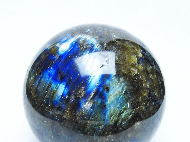 ラブラドライト丸玉 78mm [t571-5210] 2枚目