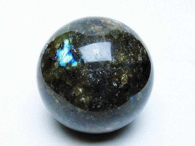 ラブラドライト丸玉 63mm [t571-5235] 1枚目