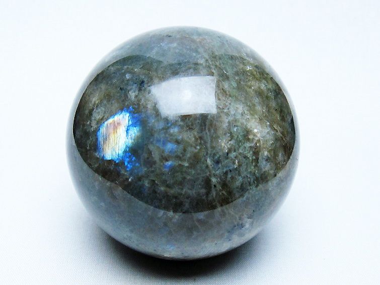 ラブラドライト丸玉 73mm [t571-5243] 1枚目
