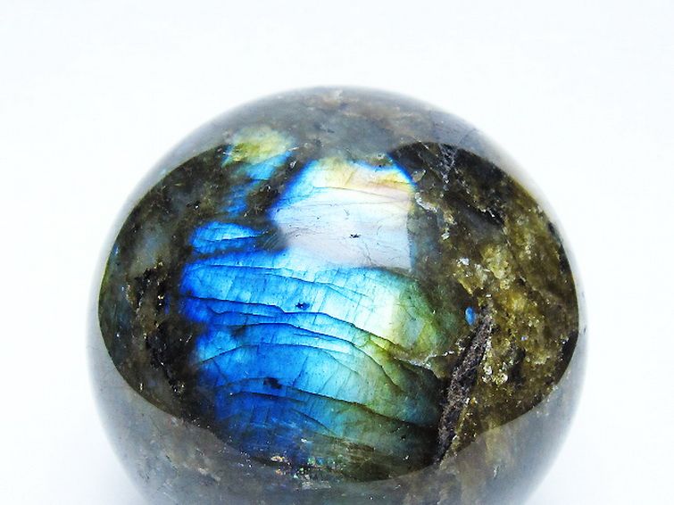 ラブラドライト丸玉 75mm [t571-5266] 2枚目