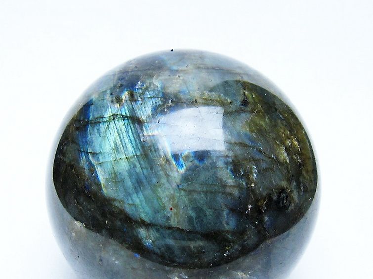 ラブラドライト丸玉 78mm [t571-5281] 2枚目