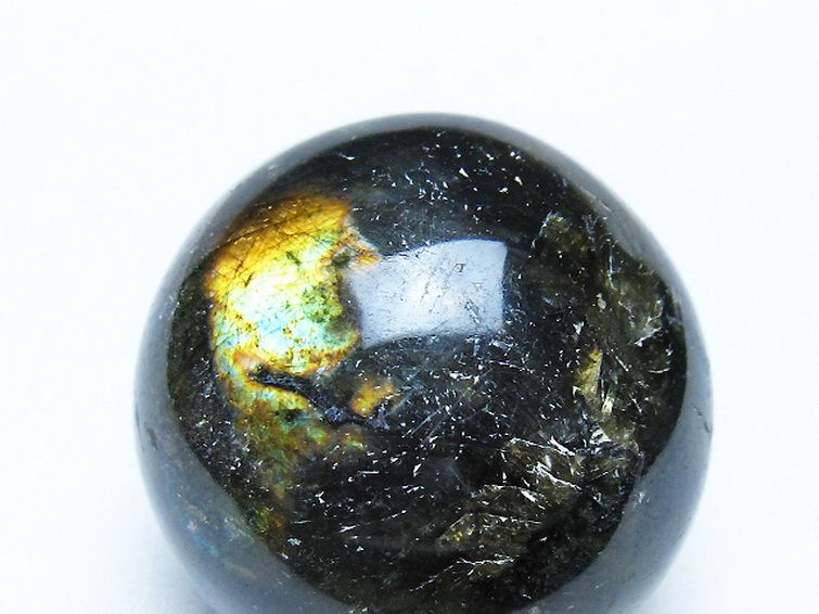 ラブラドライト丸玉 55mm [t571-5398] 2枚目