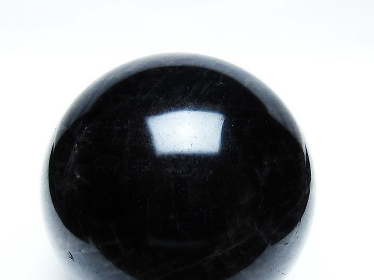 モリオン 純天然 黒水晶 丸玉 73mm [T572-10061] 2枚目
