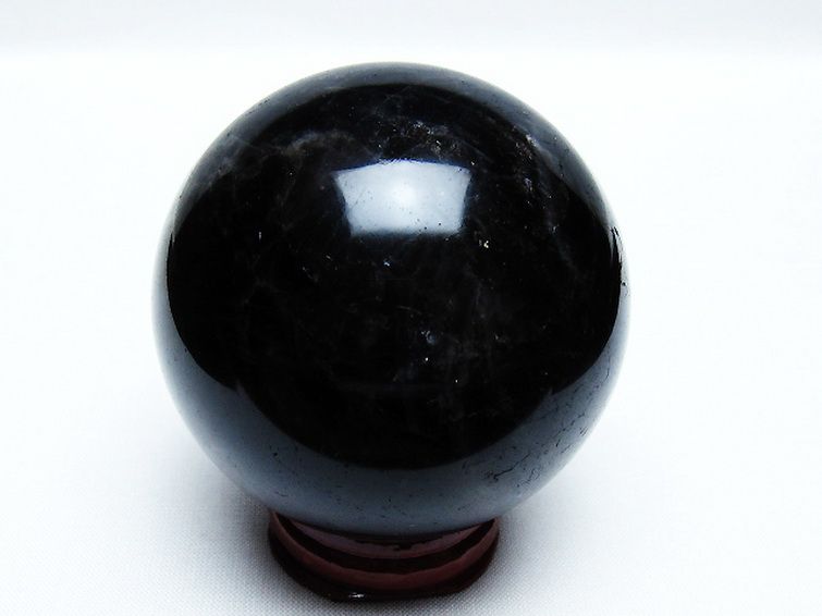 モリオン 純天然 黒水晶 丸玉 63mm [T572-10096] 3枚目