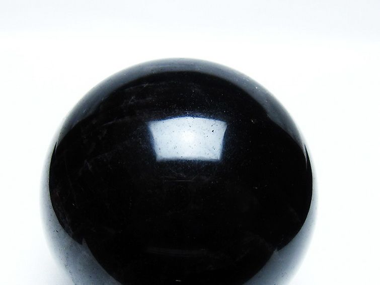モリオン 純天然 黒水晶 丸玉 69mm [T572-10108] 2枚目