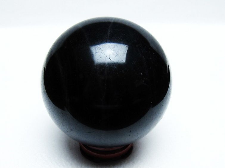 モリオン 純天然 黒水晶 丸玉 71mm [T572-10152] 3枚目